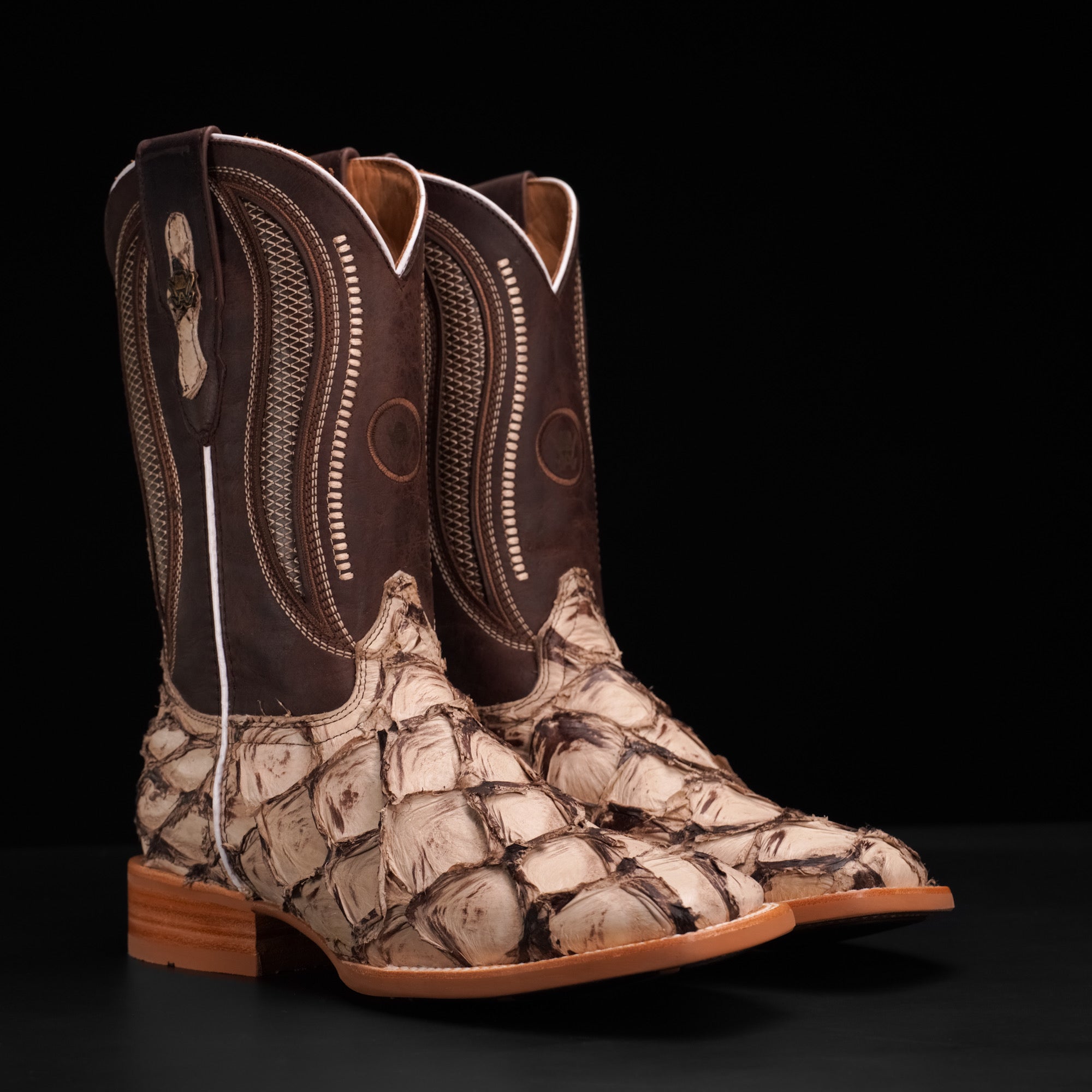 AUTHENTIC Mink Pirarucu – Square Toe