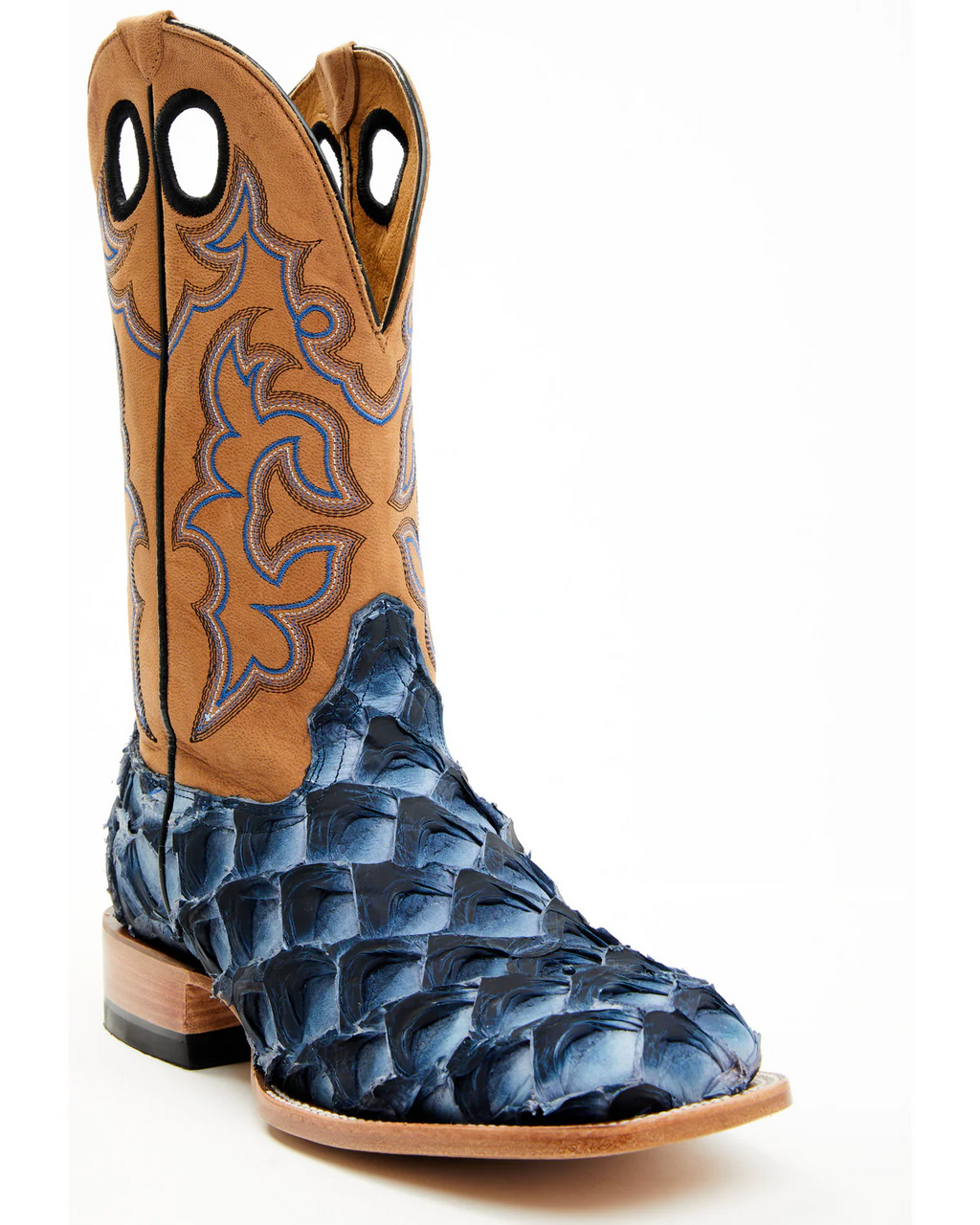 Cody James Blue Exotic Piraroucu Western Boots
