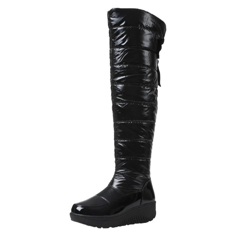 Women's Winter Thigh High Boots Thick Sole