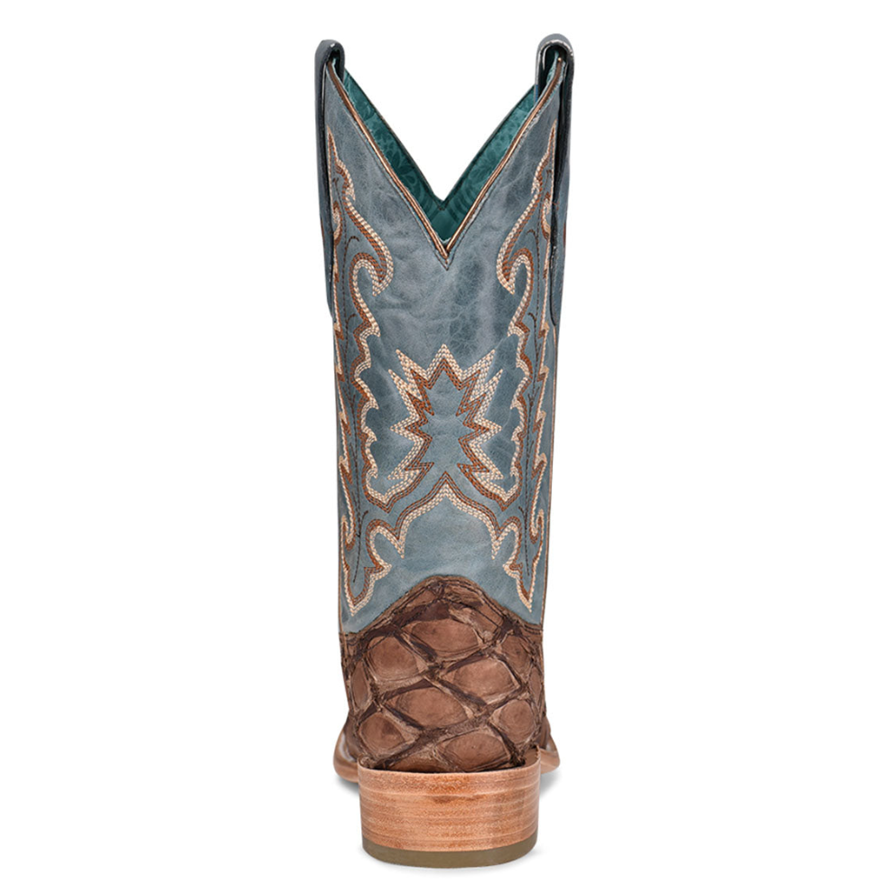 Corral Women's Piracuhu Exotic Embroidered Boots - Square Toe