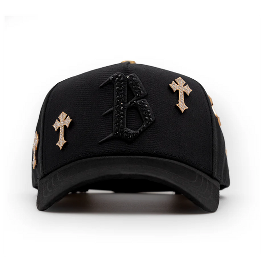 B Chrome Gold Cap
