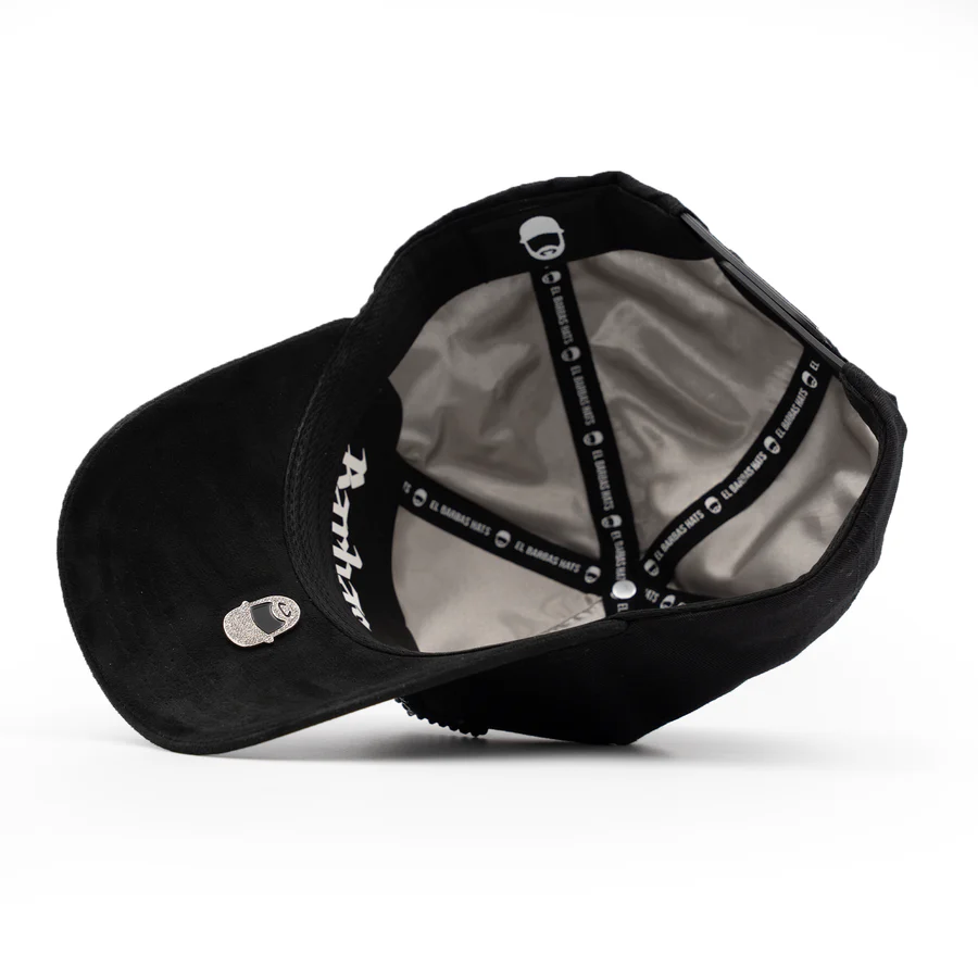 77 Black Snapback