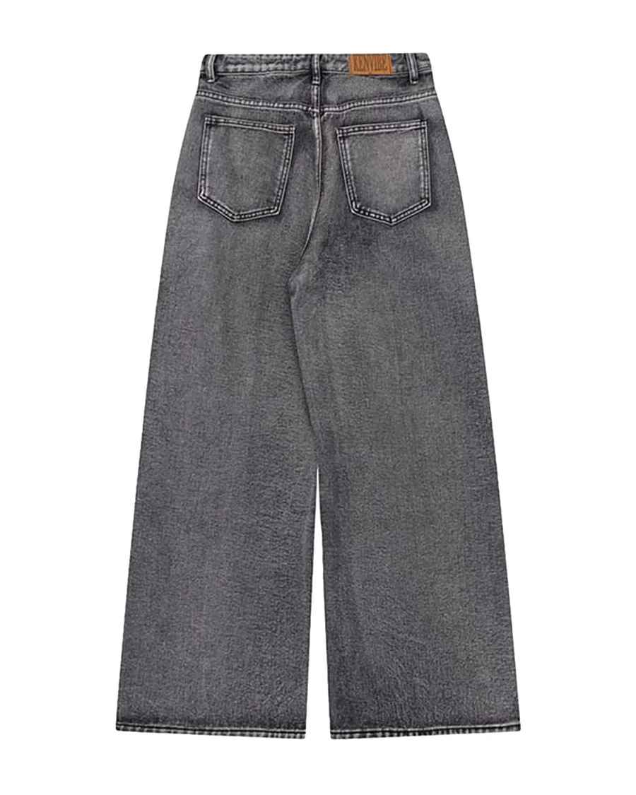Pink Hand Painted Graffiti Men's Jeans