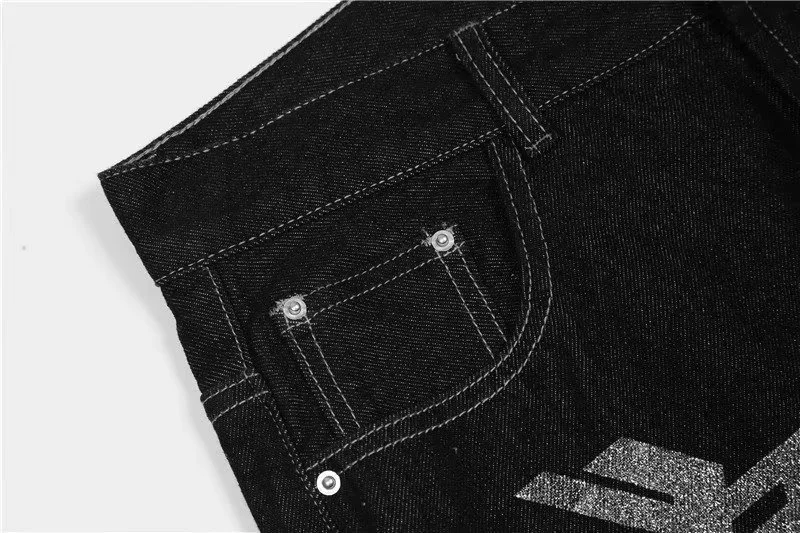 Hip Hop Street Printed Men's Jeans