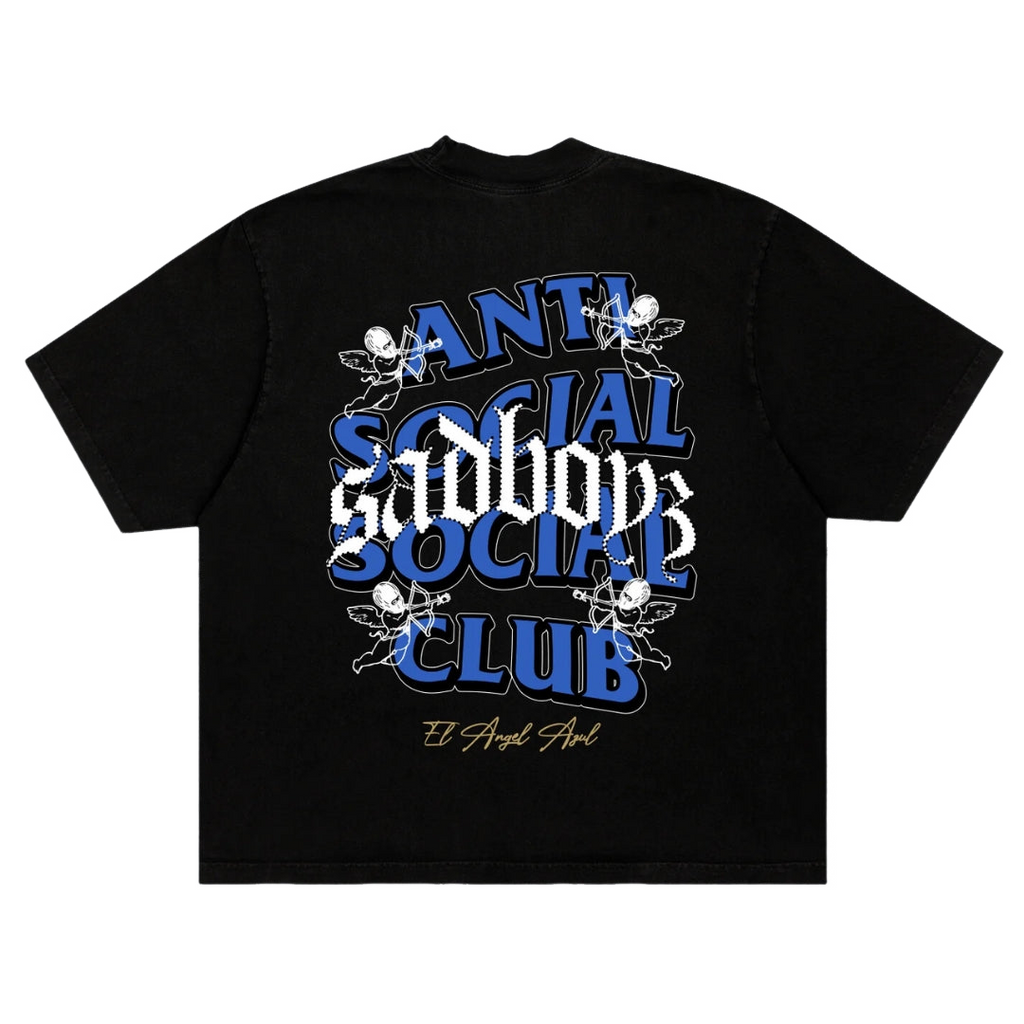 World Beat Tee-Blue