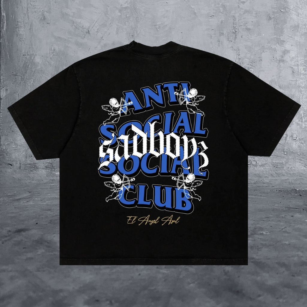World Beat Tee-Blue