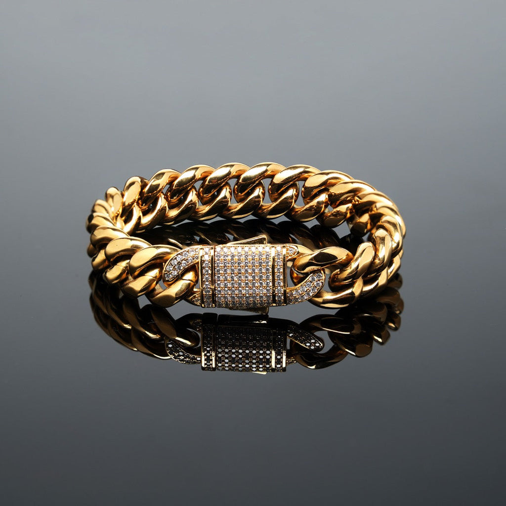 Cuban Link Chain Bracelet Hip Hop Jewelry