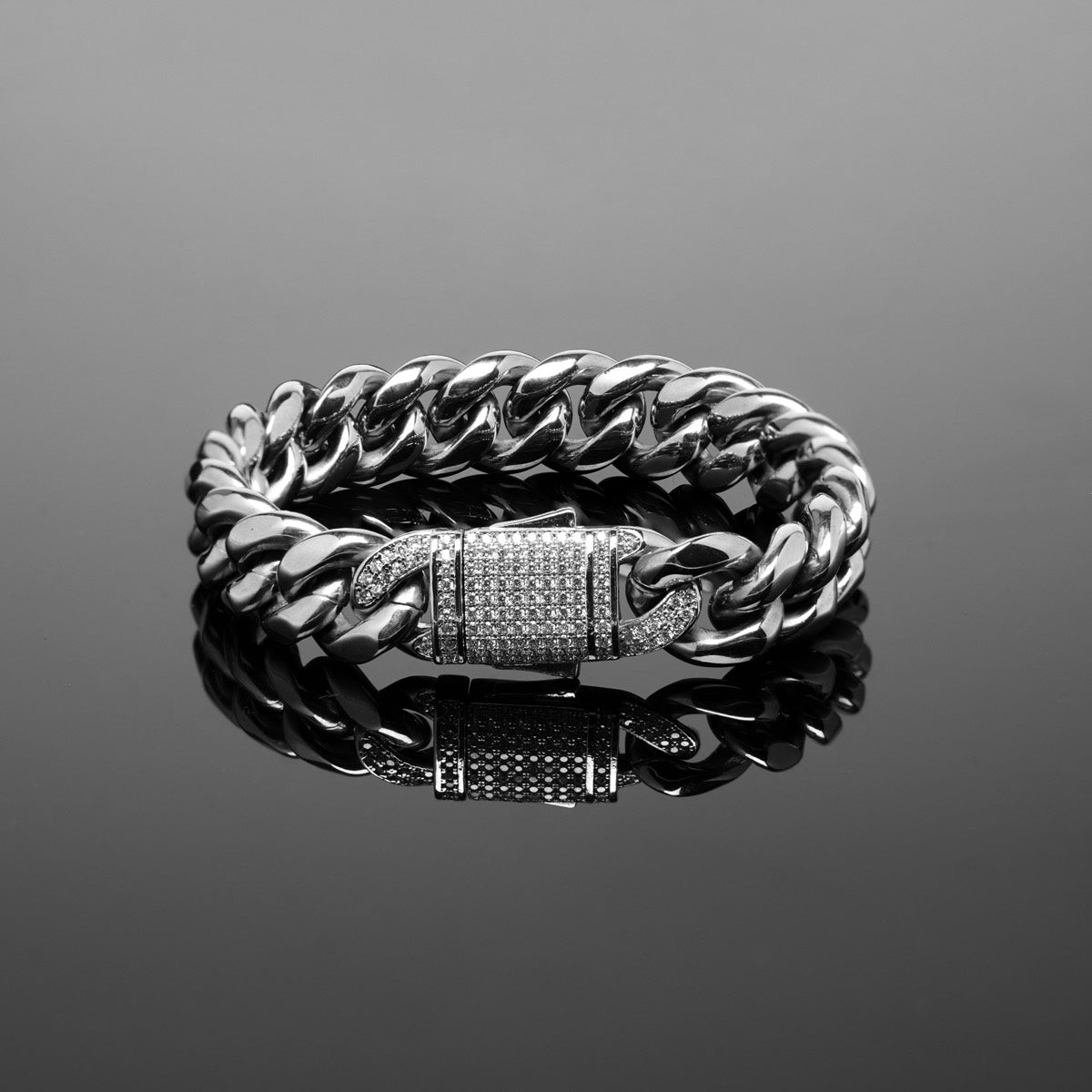 Cuban Link Chain Bracelet Hip Hop Jewelry