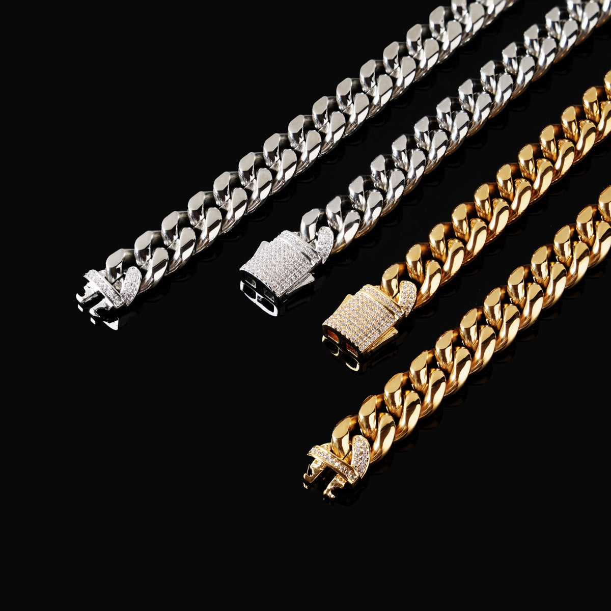 Cuban Link Chain Bracelet Hip Hop Jewelry