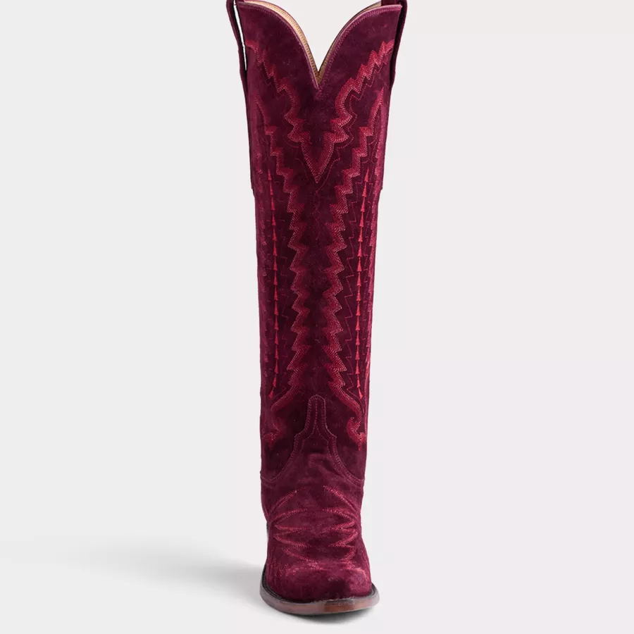 Priscilla Suede: Garnet