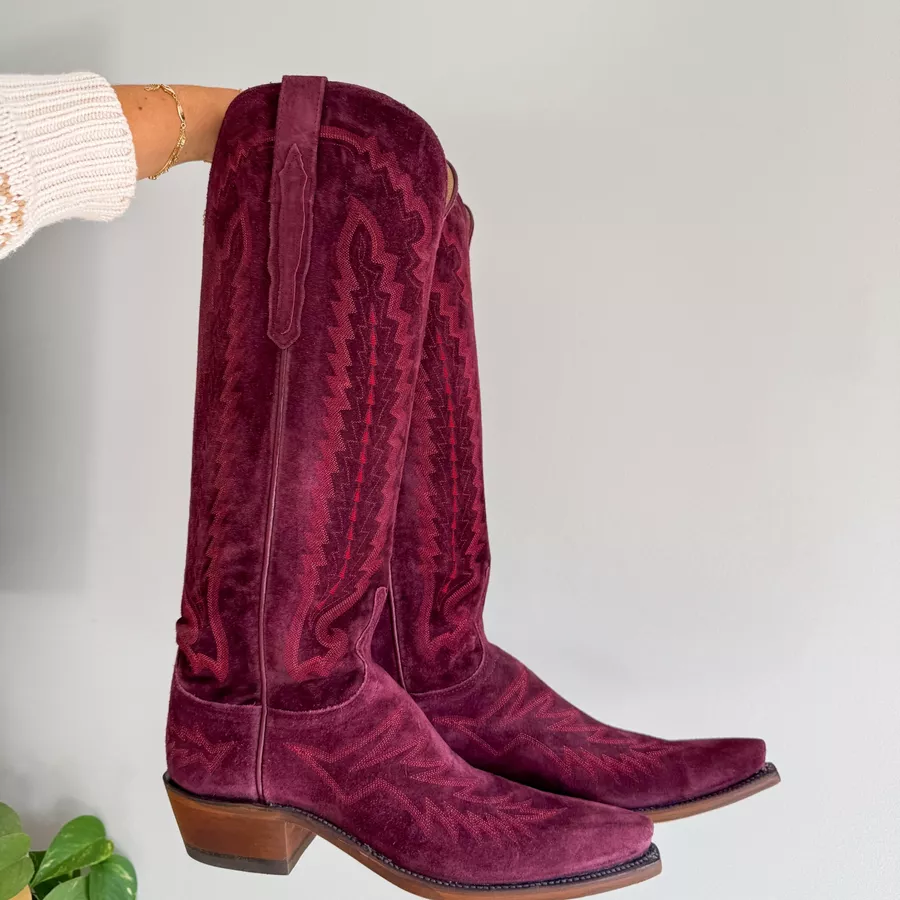 Priscilla Suede: Garnet