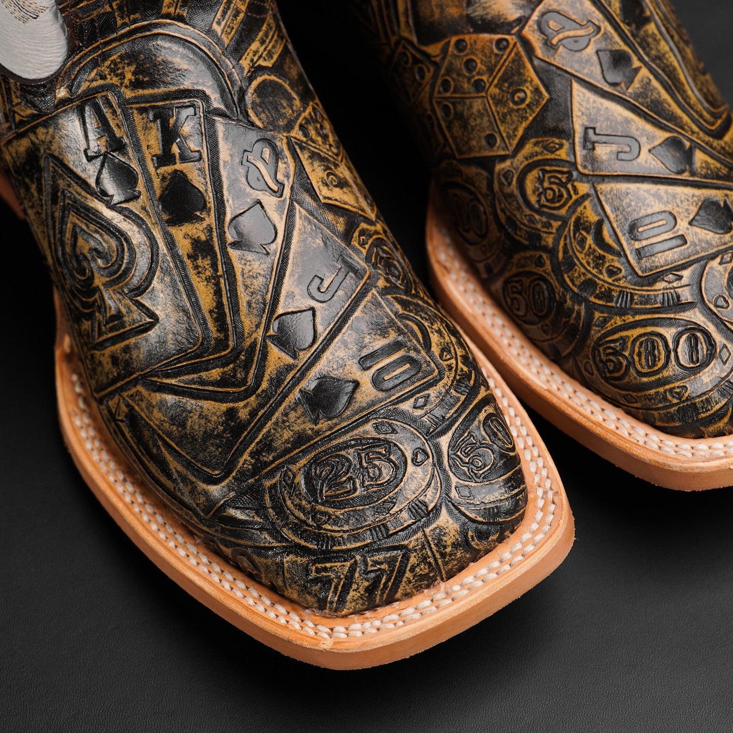 “The Gambler”—— Royal Flush Country Cowboy Boots