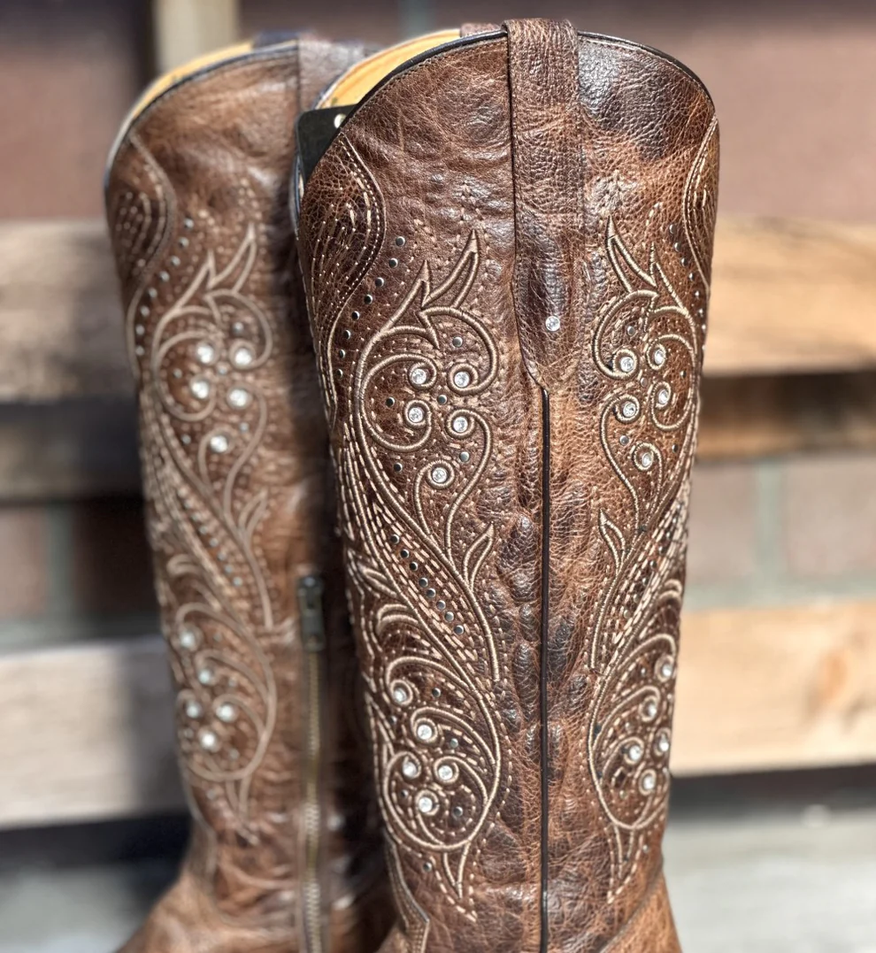 Bohemian High-heeled Cowboy Boots