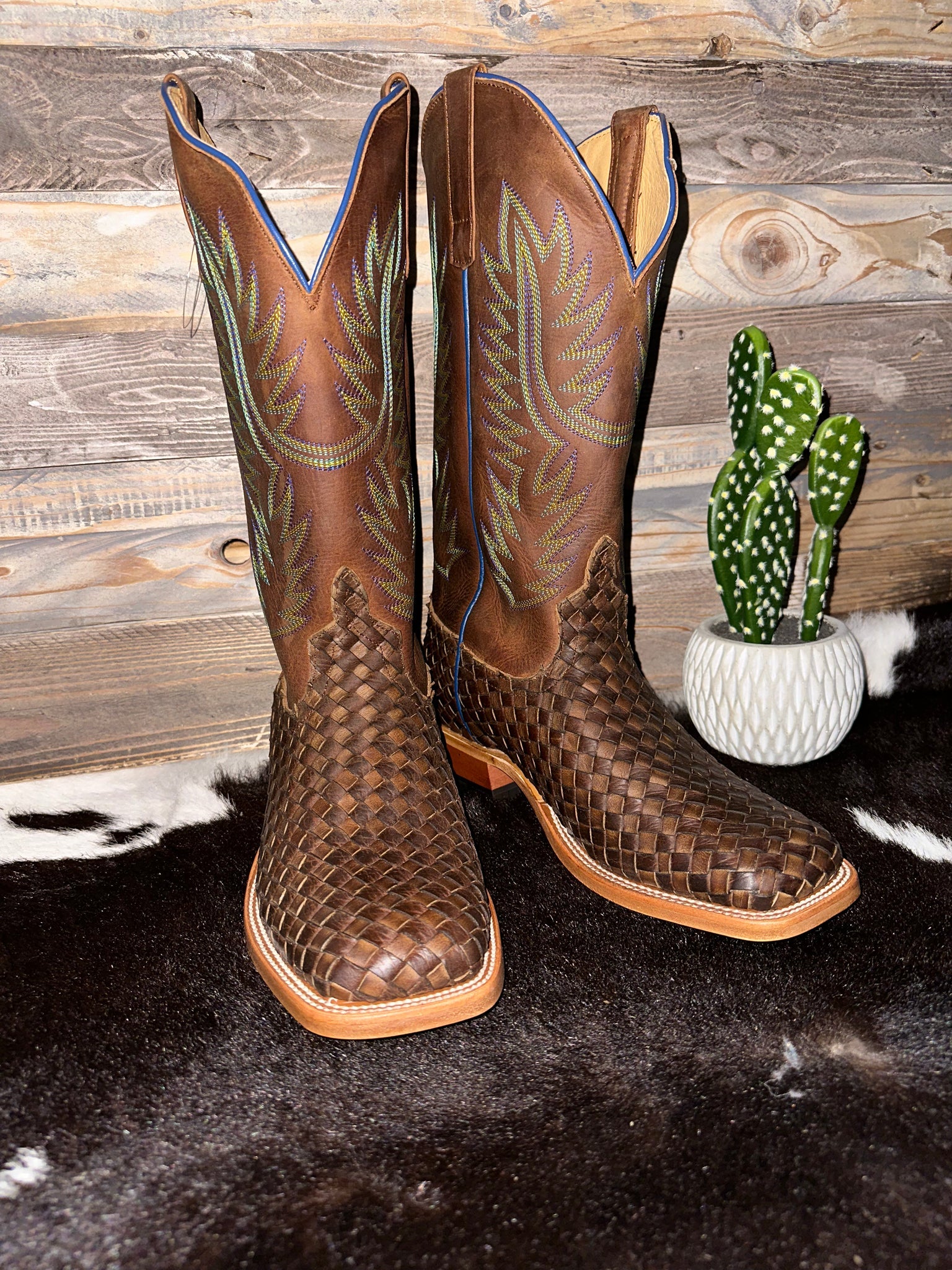 Horse Power Unbeweavable Western Boots - Broad Square Toe