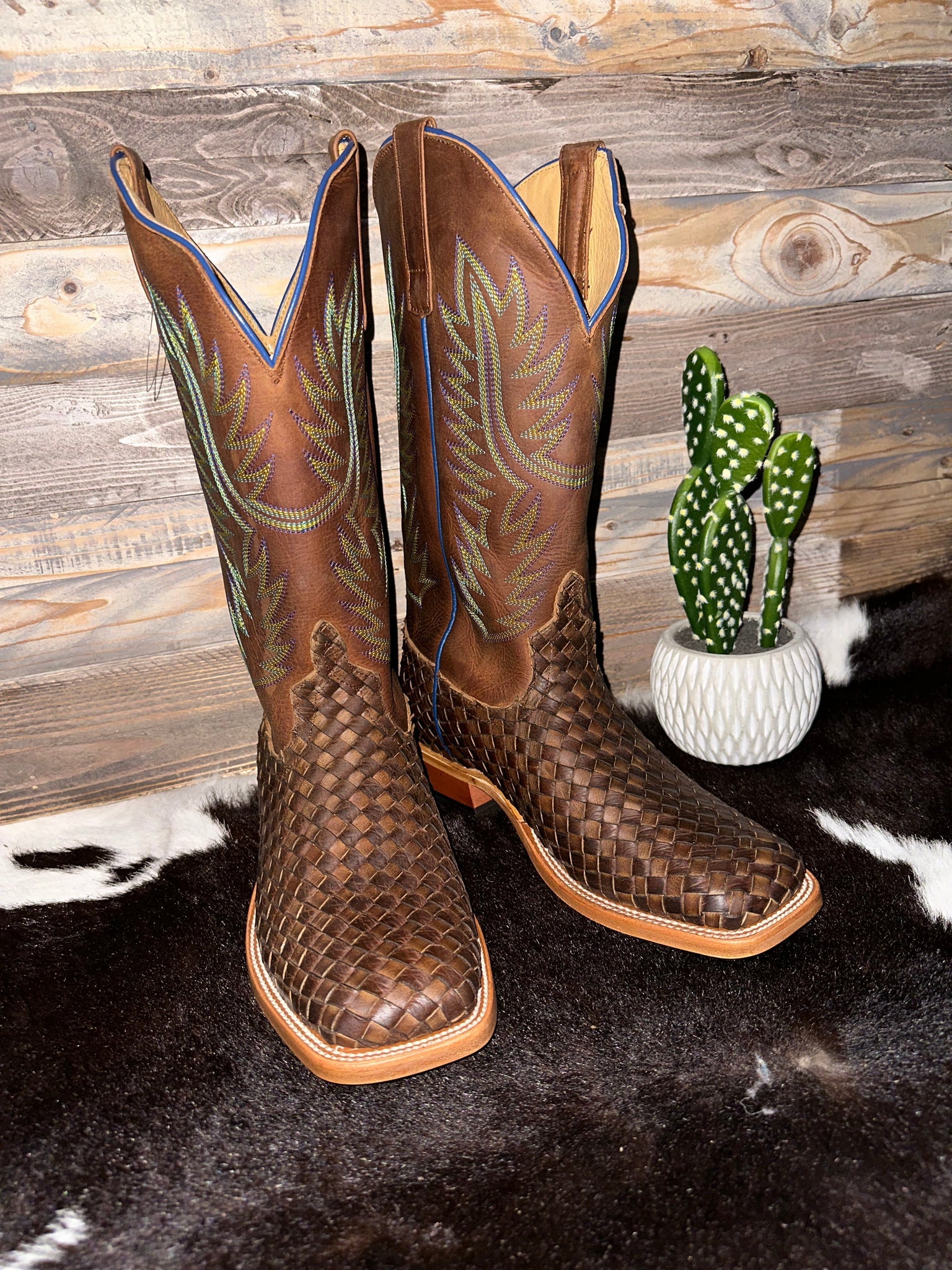 Horse Power Unbeweavable Western Boots - Broad Square Toe