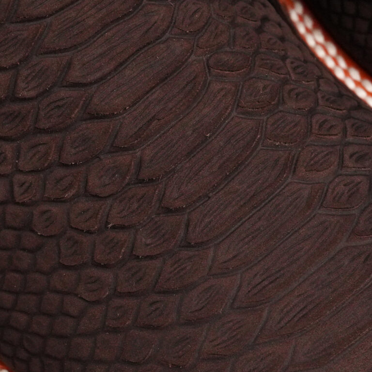 Matte Brown Python – Square Toe
