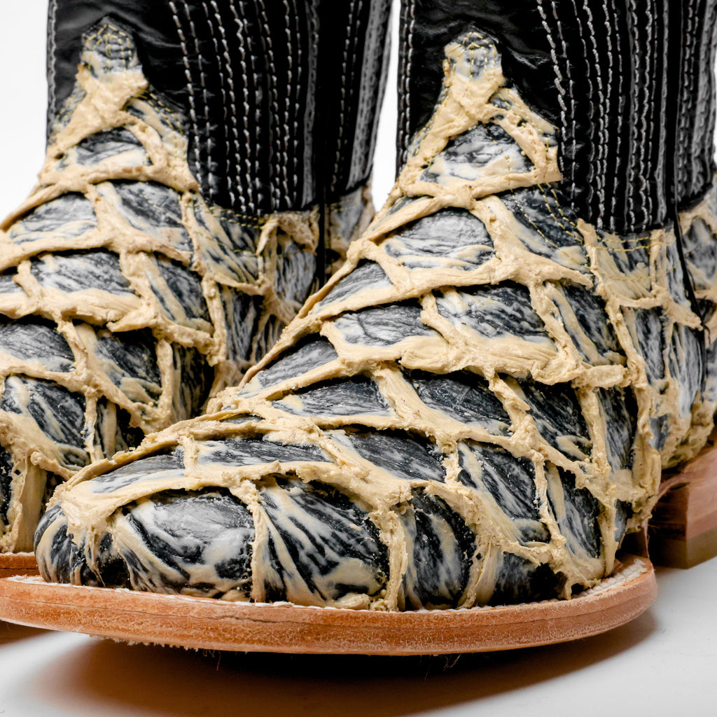 Eclipse/Orix Jumbo Pirarucu Leather Boots - Square Toe