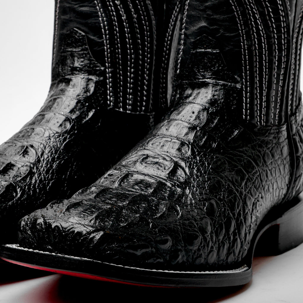 Black Western Boots - Square Toe