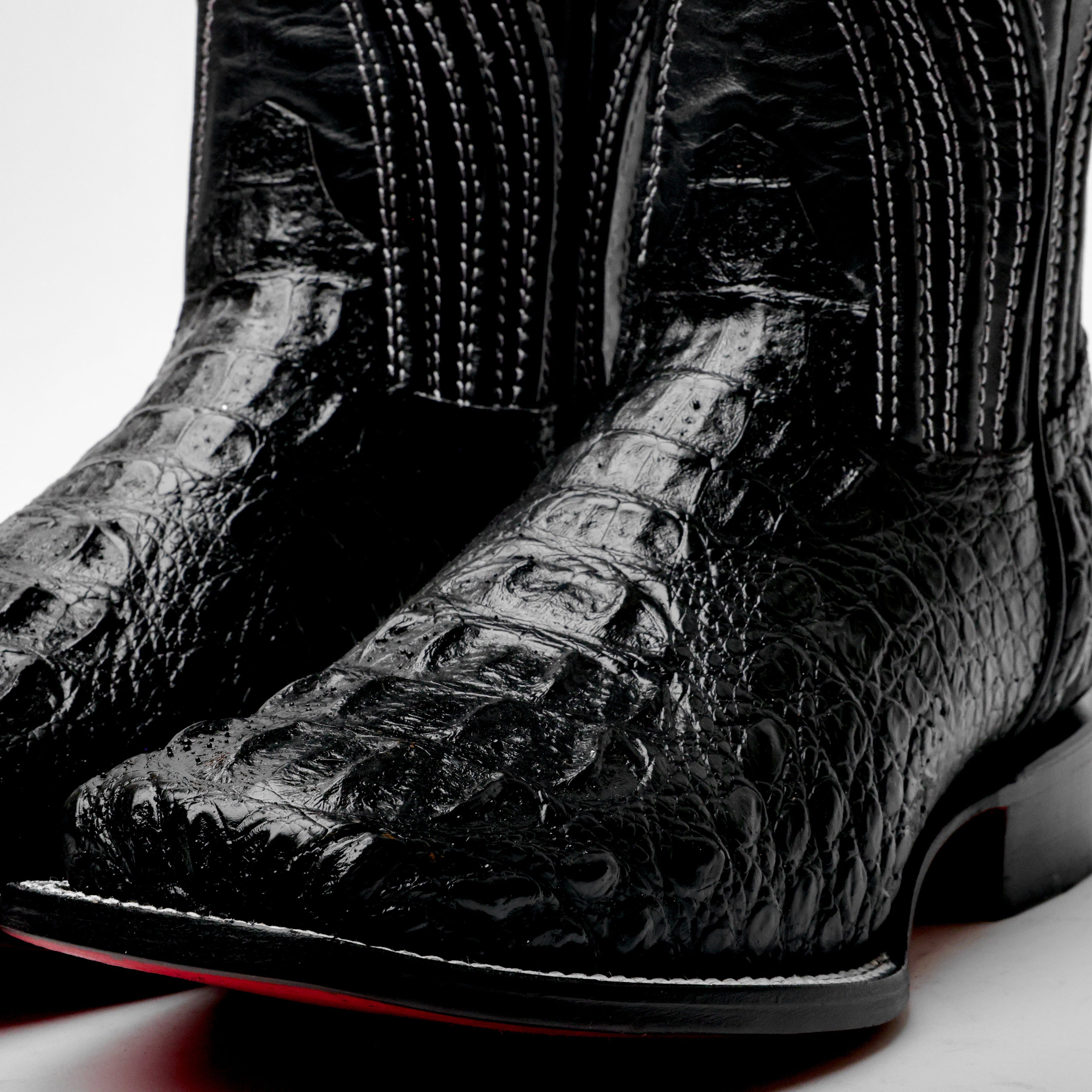Black Western Boots - Square Toe