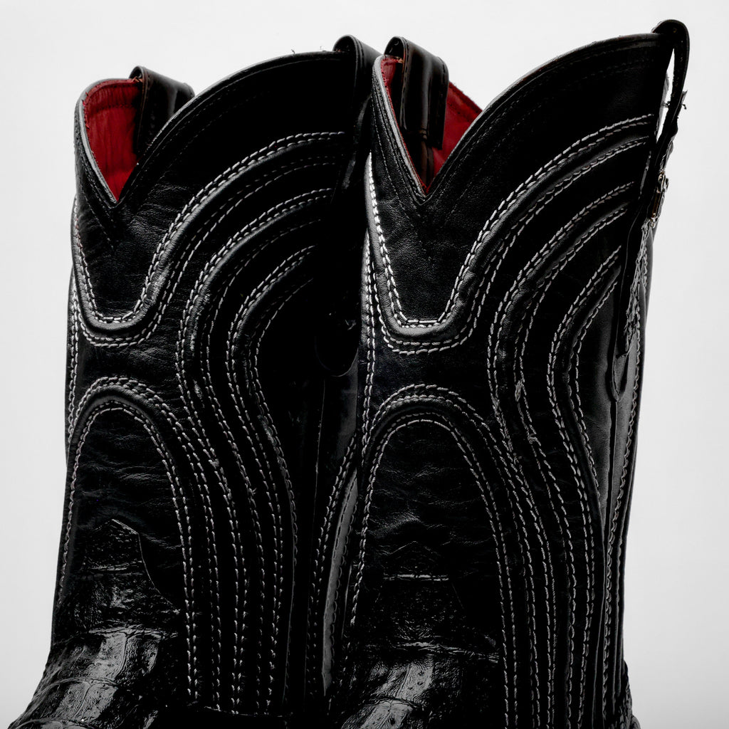 Black Western Boots - Square Toe