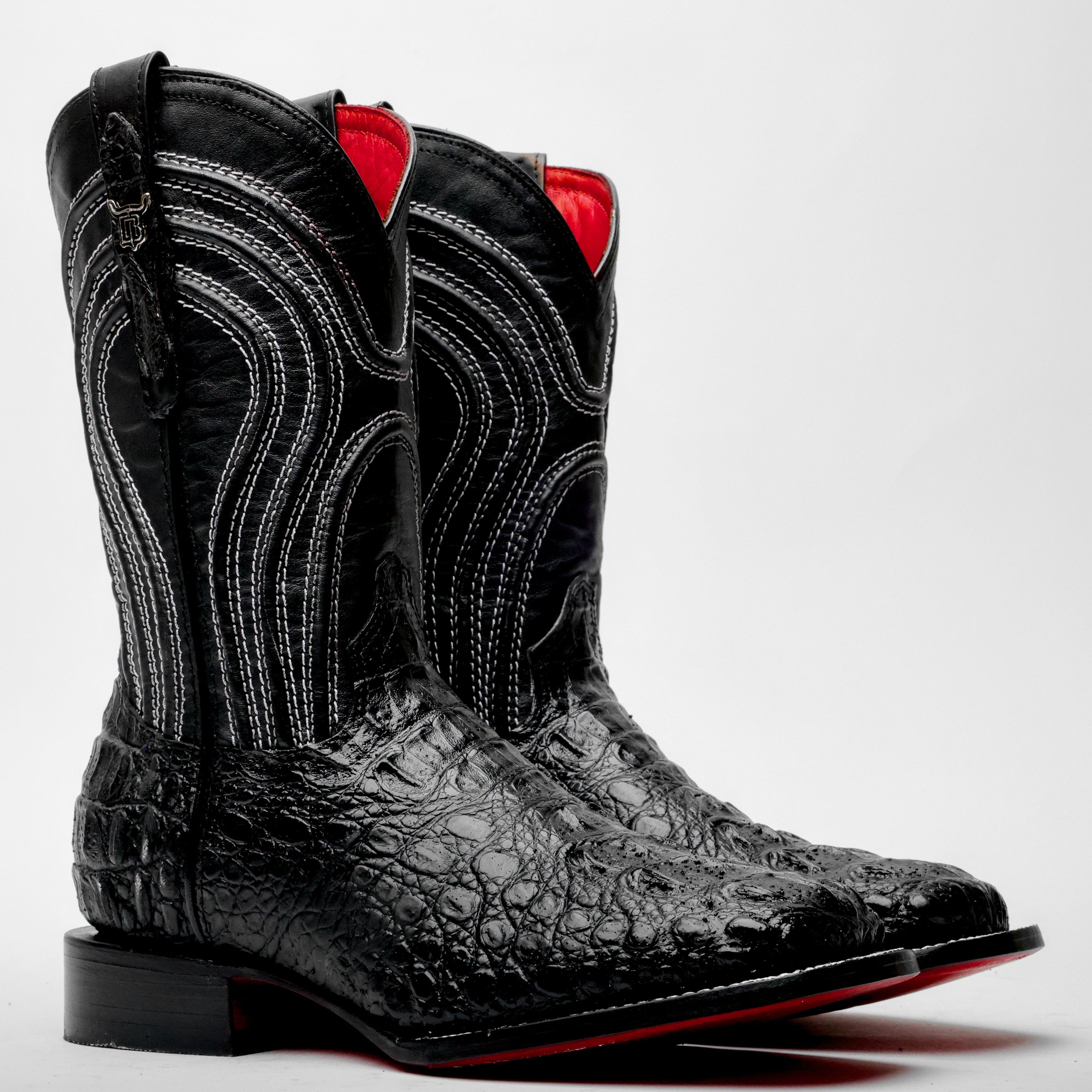 Black Western Boots - Square Toe
