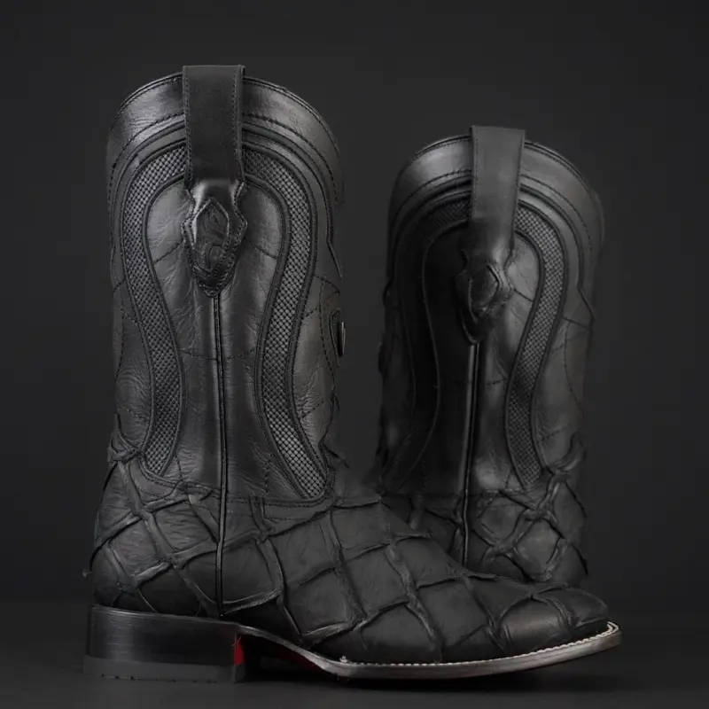 Pirarucu Mate Jumbo Print Cowboy Boots