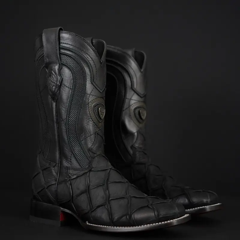 Pirarucu Mate Jumbo Print Cowboy Boots