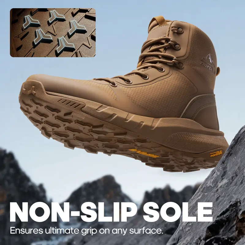 Men's Tactical Lightweight Comfortable All-Day Work Boots