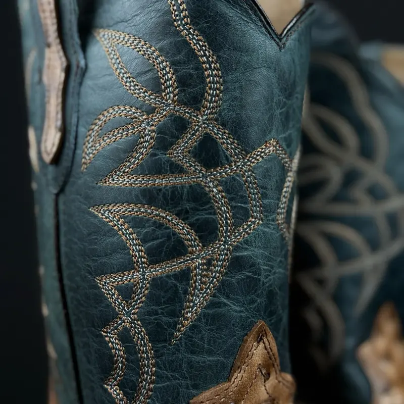 Ave Print Orix Blue Jean Boots