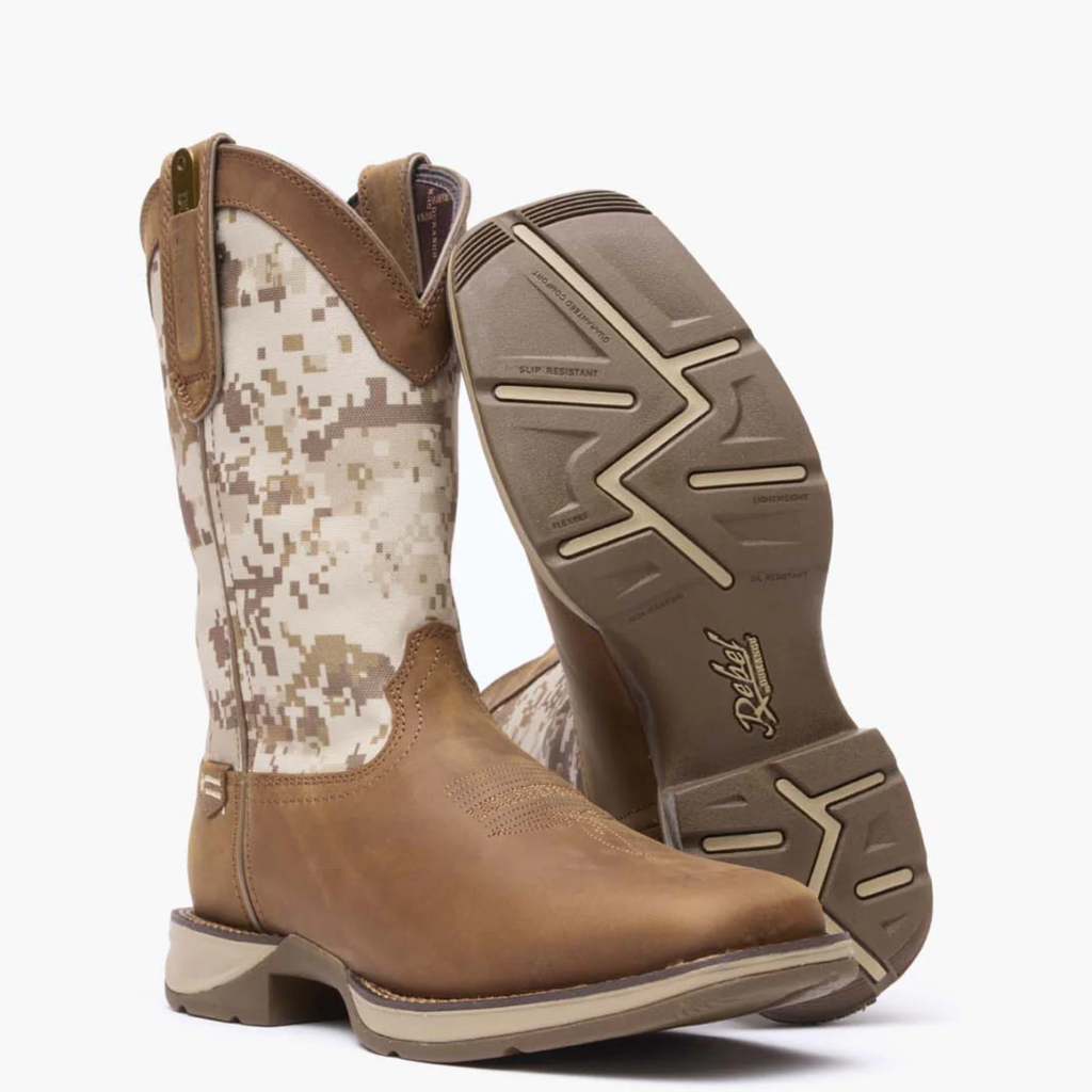 Desert Camo Pull-on Western Boot