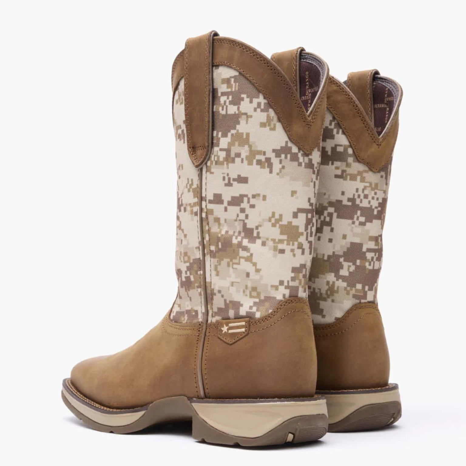 Desert Camo Pull-on Western Boot