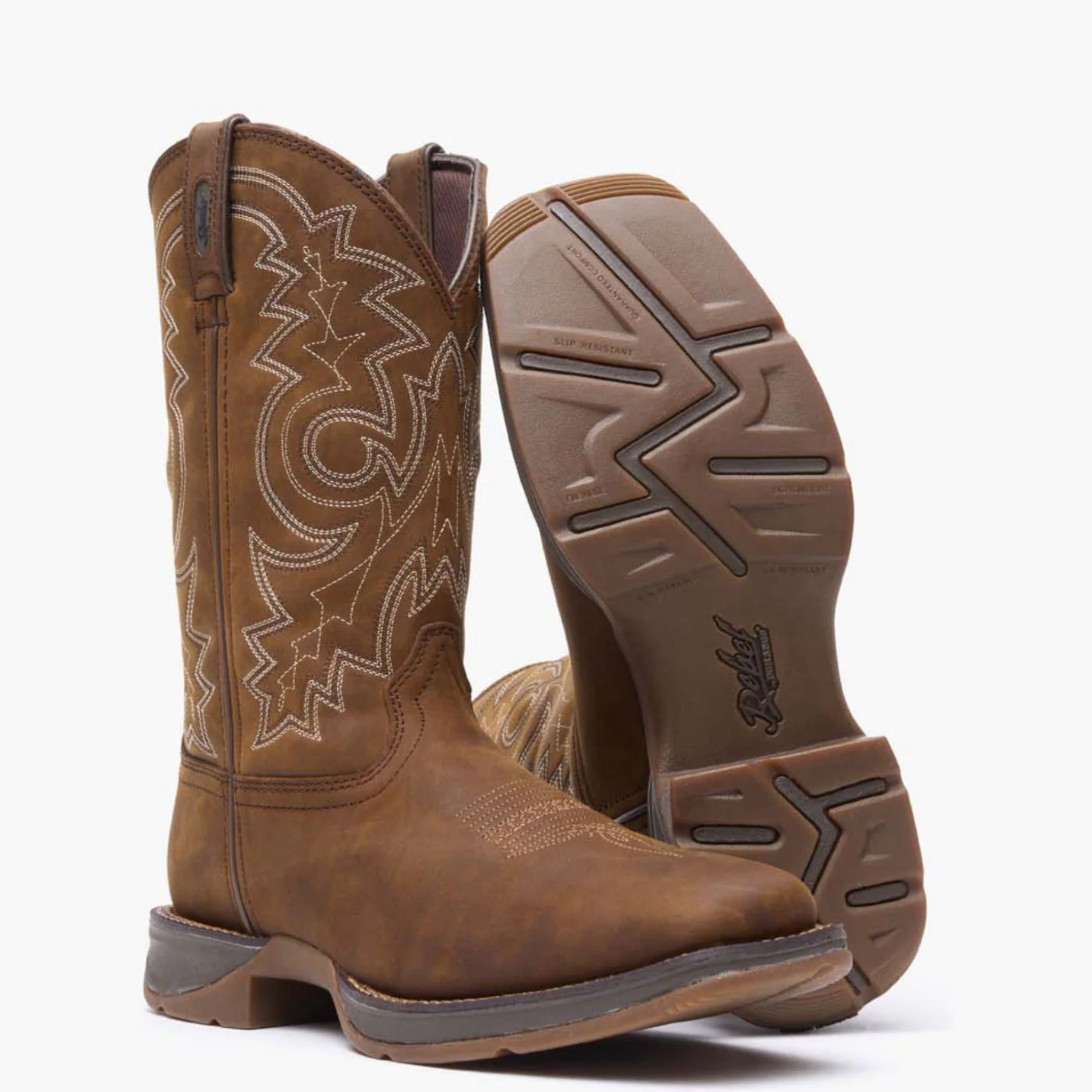Pull-On Western Boot