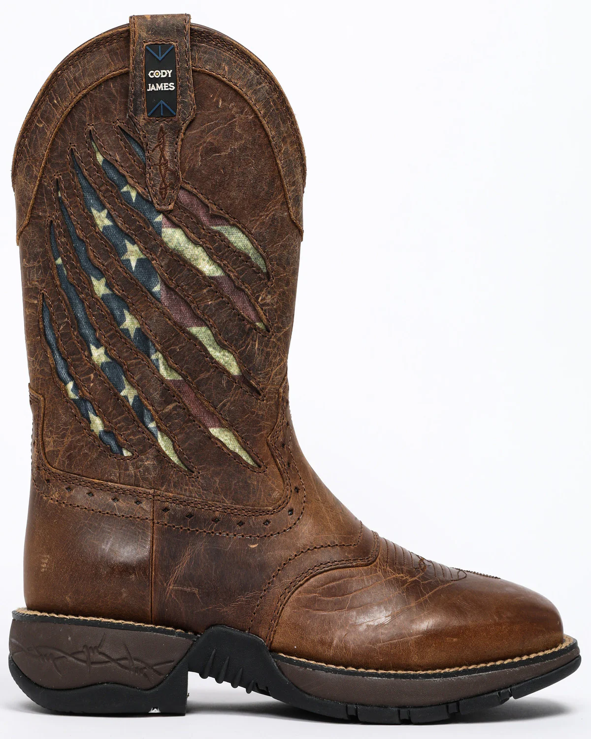 Men's Scratch Flag Lite Performance Western Boots - Square Toe