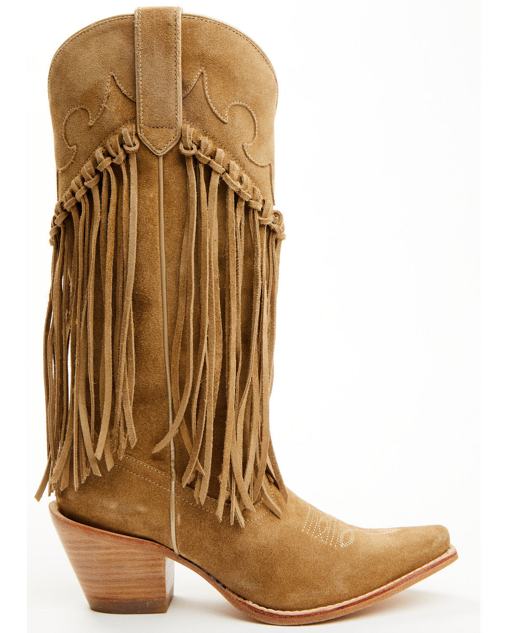 Women's Sterling Fringe Tall Western Boots - Snip Toe