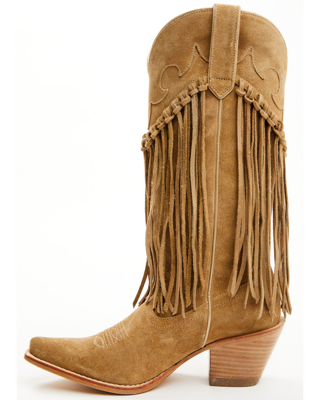 Women's Sterling Fringe Tall Western Boots - Snip Toe