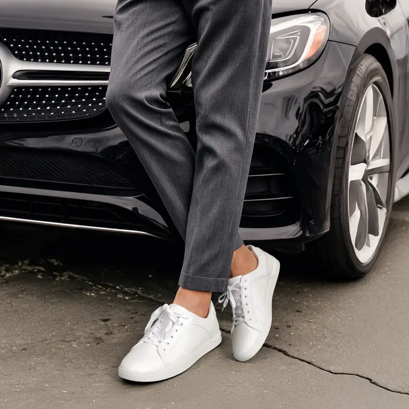 Men's Casual Sneakers Skate Shoes - Round Toe