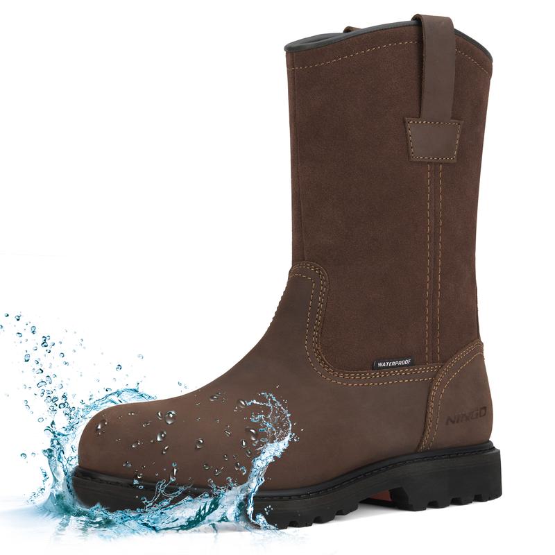 Men's Pull-on Oil & Slip Resistant Boots