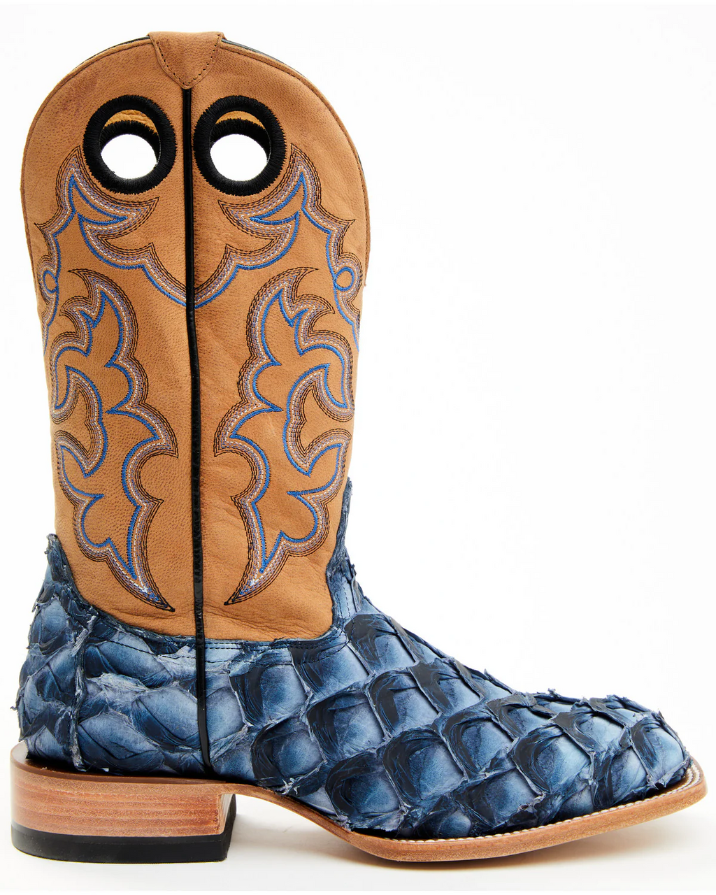 Cody James Blue Exotic Piraroucu Western Boots