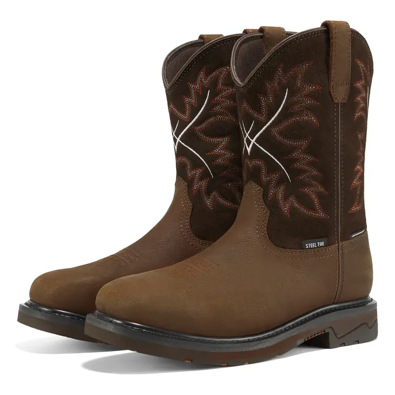 Men's Steel Toe Waterproof Work Boots - Square Toe