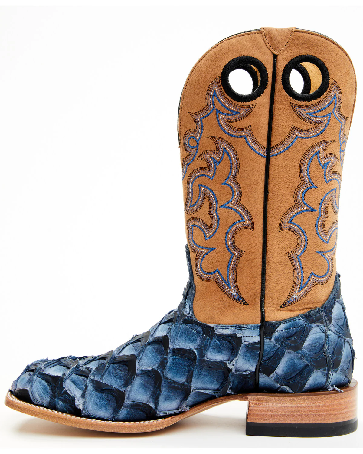 Cody James Blue Exotic Piraroucu Western Boots