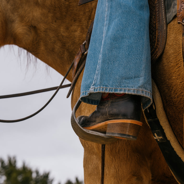 Red Wine/Chocolate Western Embroidered Boots