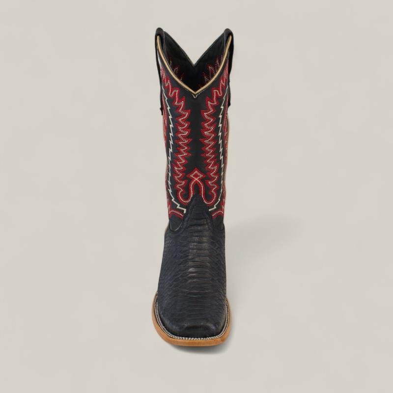 Walker - Black - Square Toe Mens Boots