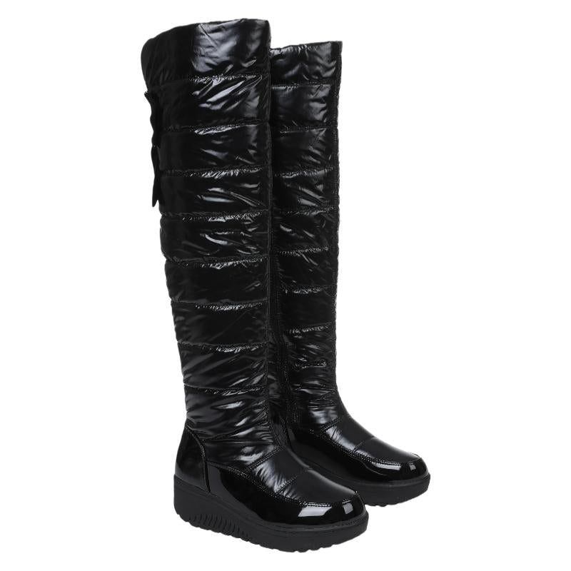 Women's Winter Thigh High Boots Thick Sole