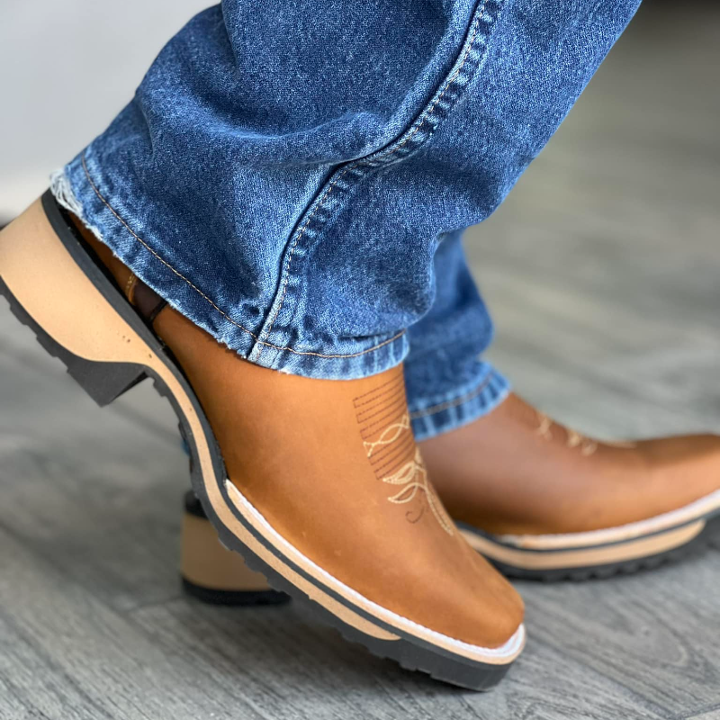 Men's Classic Cowboy Boots-vintage Embroidery