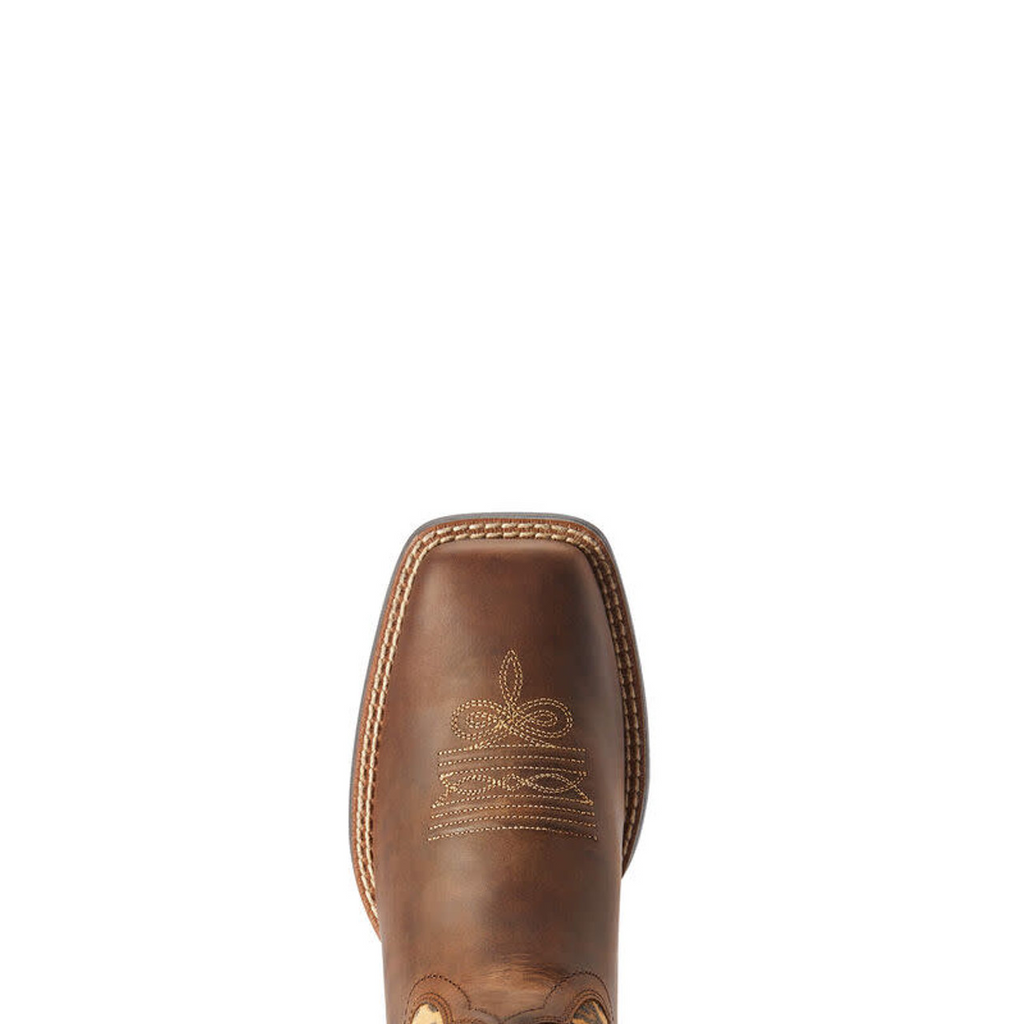 Distressed Tan / Sparkle Leopard Boots