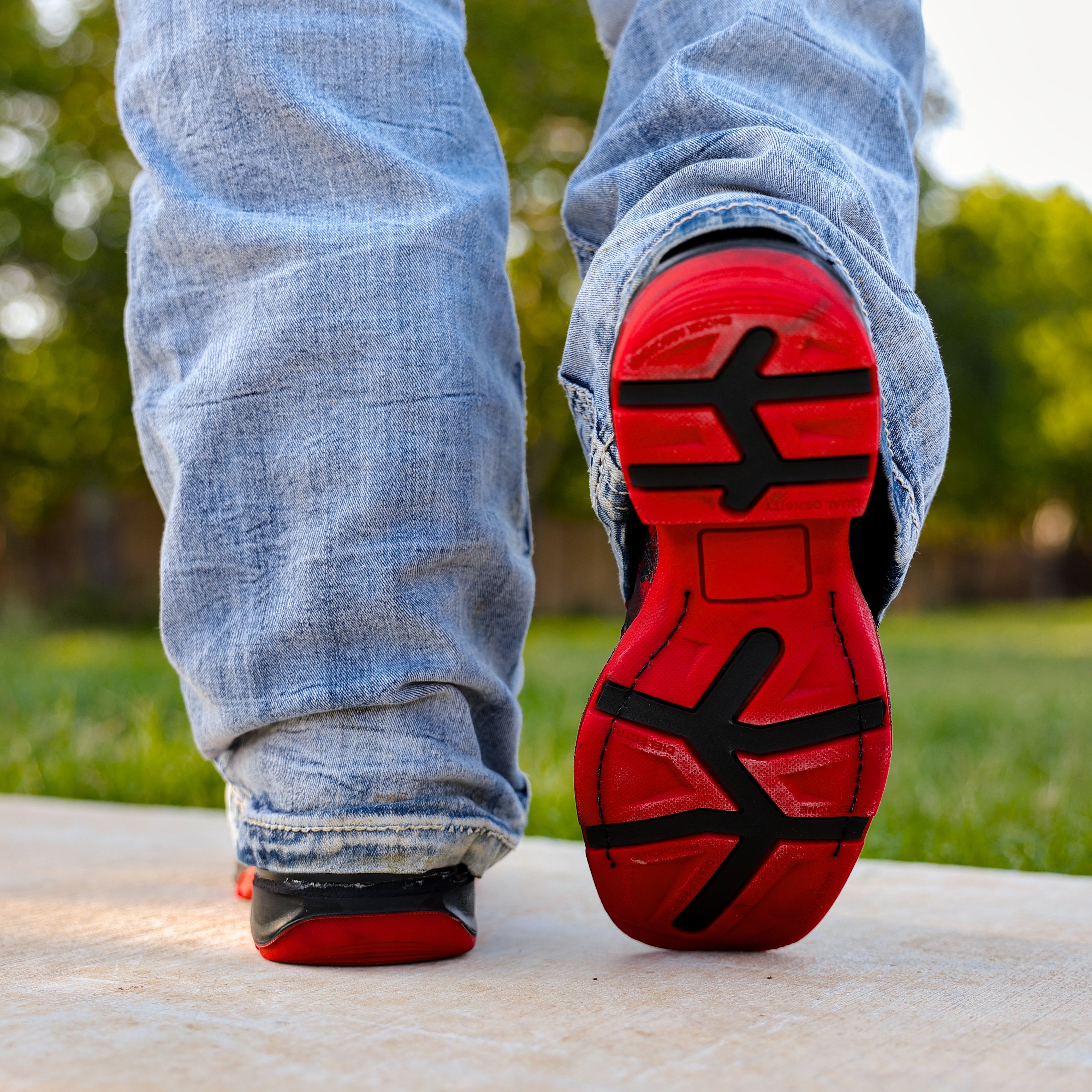 Black Cherry Ostrich Leather Boots With 3D Lightweight Sole - Composite Toe