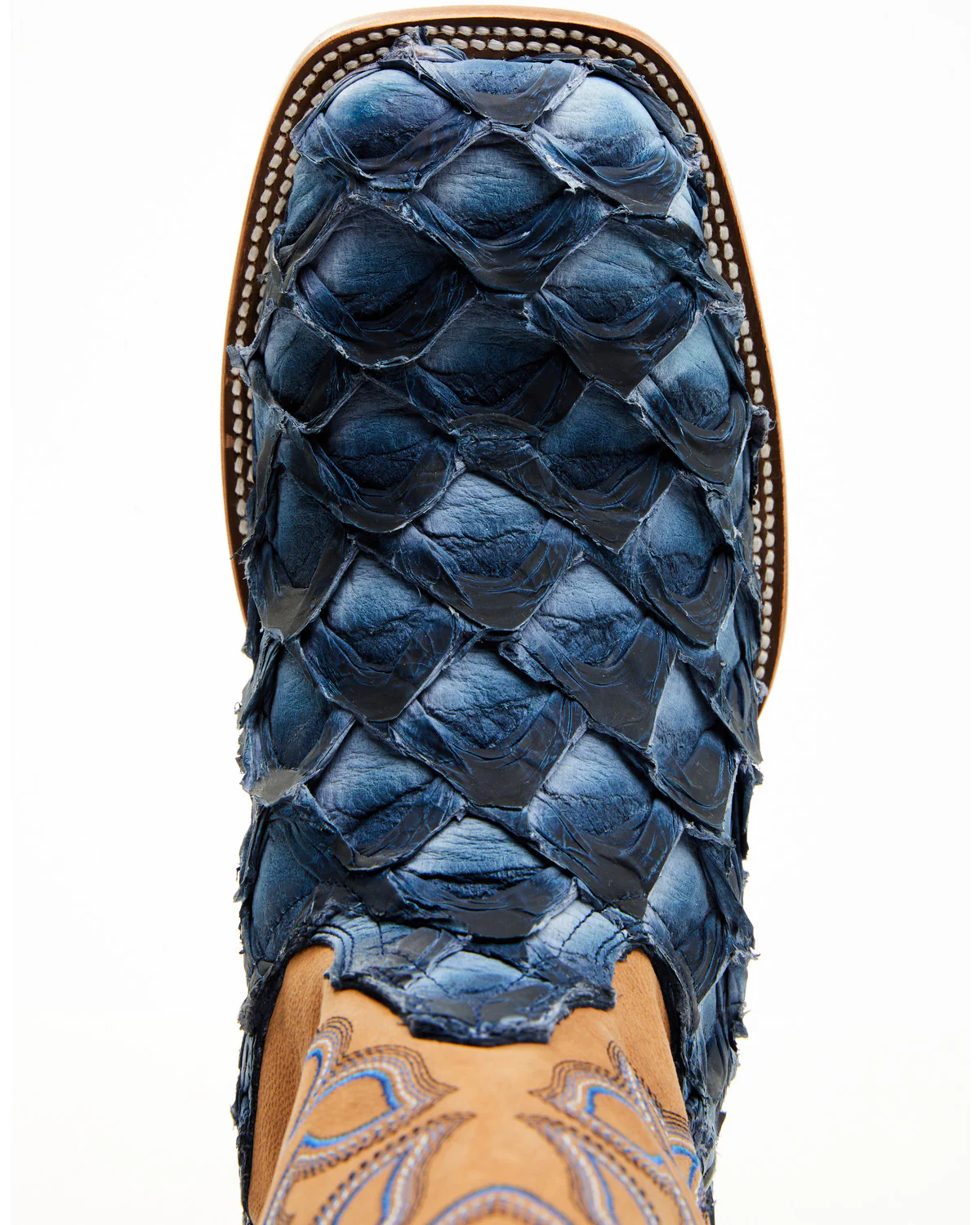 Cody James Blue Exotic Piraroucu Western Boots