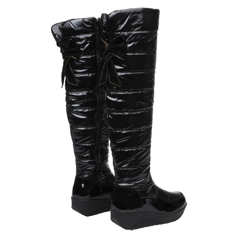Women's Winter Thigh High Boots Thick Sole