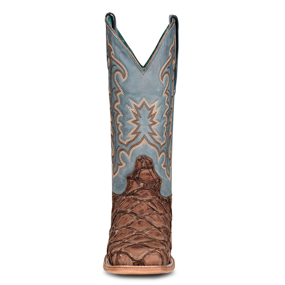 Corral Women's Piracuhu Exotic Embroidered Boots - Square Toe