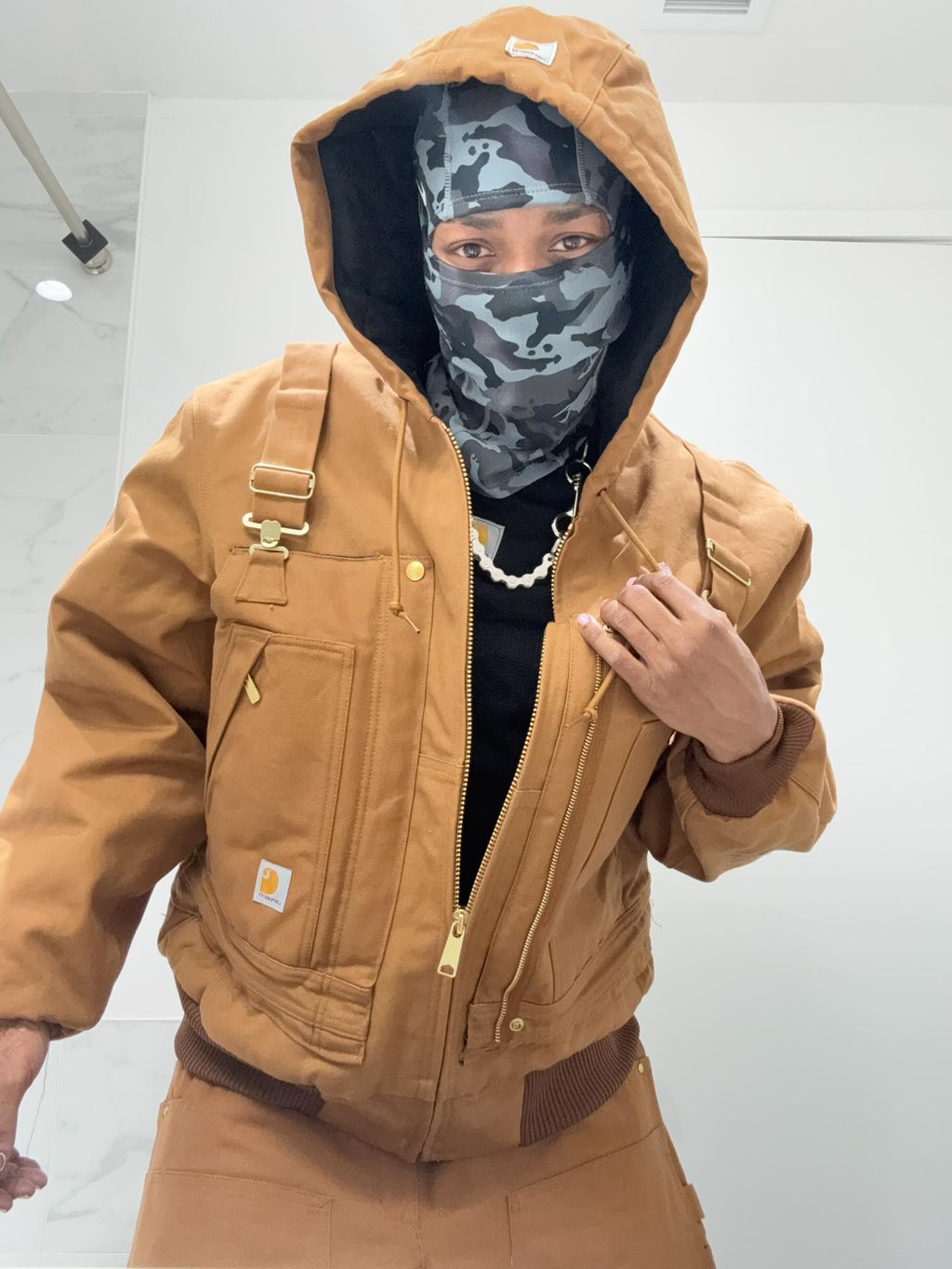 One-of-a-Kind Harness Utility Jacket